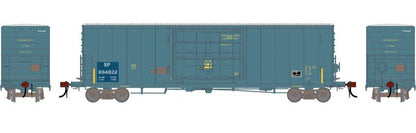 Athearn HO 2228 -Genesis - 50' PC&F Smooth Side Box Car w/14' Plug Door "Golden West Service" SP #694822 (Primed for Grime)