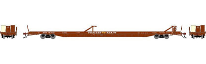 Athearn HO 2229 -Genesis - F89-F Flat Car "XTTX" #153141 (Brown)