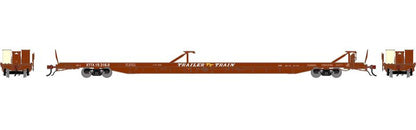 Athearn HO 2232 -Genesis - F89-F Flat Car "XTTX" #153162 (Brown)