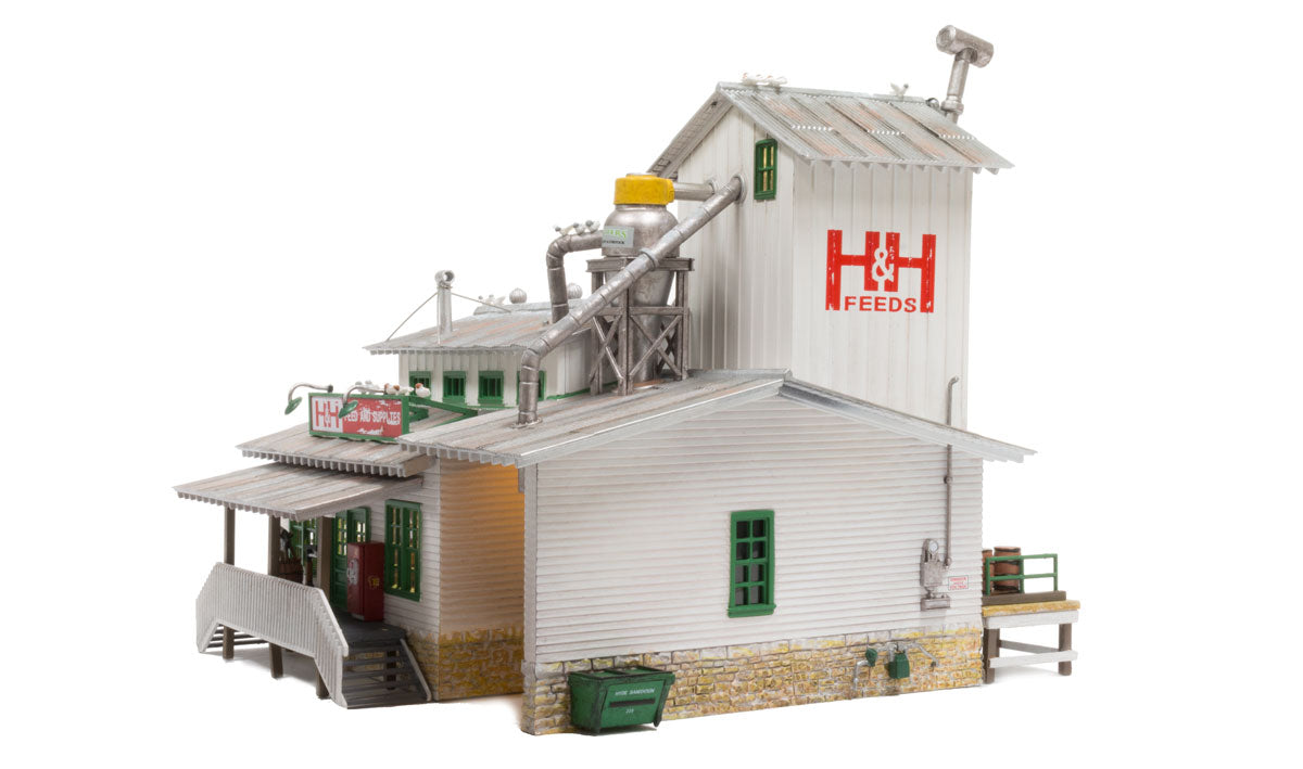 Woodland Scenics HO BR5059 - H&H Feed Mill