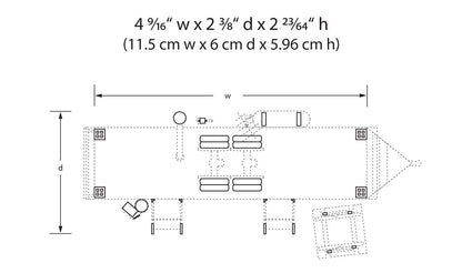 Woodland Scenics HO BR5061 - Double Decker Trailer