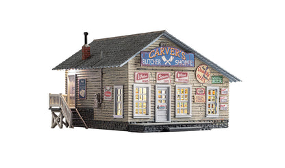 Woodland Scenics HO BR5068 - Carver's Butcher Shoppe