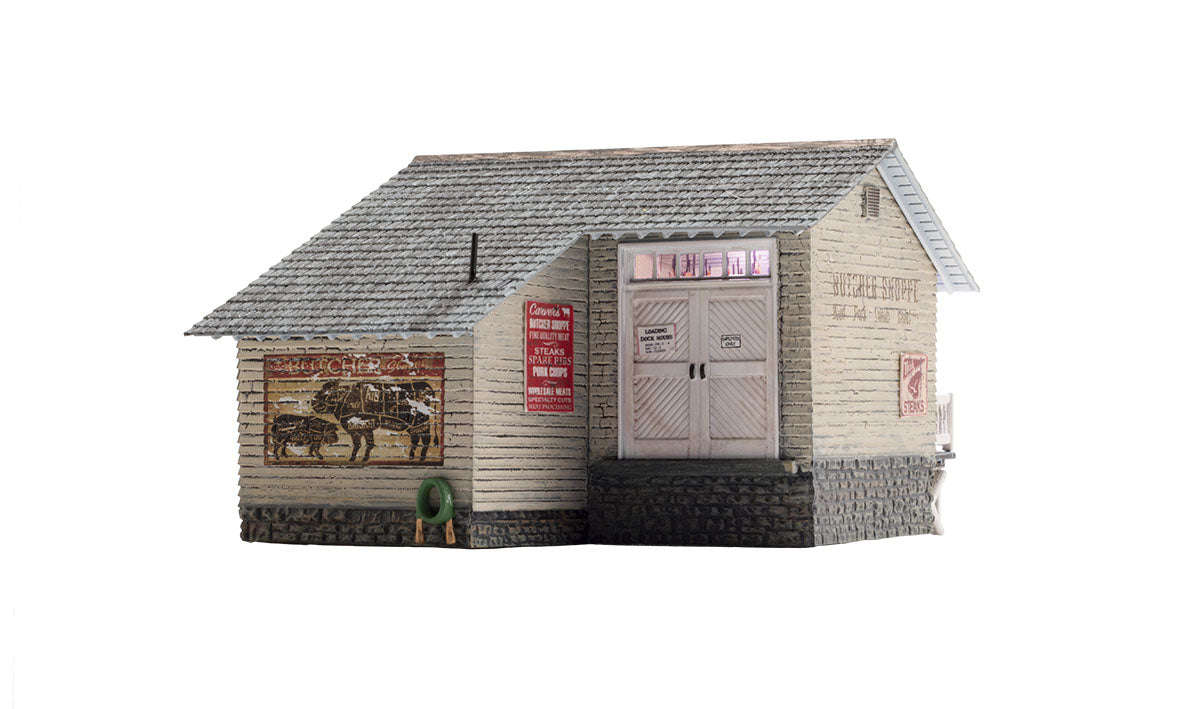 Woodland Scenics HO BR5068 - Carver's Butcher Shoppe