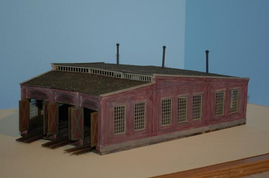 Korber Models #104 - HO Scale - 3 Stall Roundhouse Kit