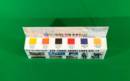 Tru-Color Paint - TCP-11009 - Short Lines Set #1 (Solvent-Based Paint)