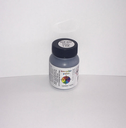 Tru-Color Paint - TCP-077 - Silver (Solvent-Based Paint)