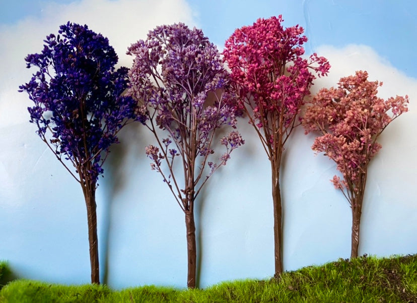 Grand Central Scenery T41 - 4"-5" Medium Jacaranda Trees (6-Pack)