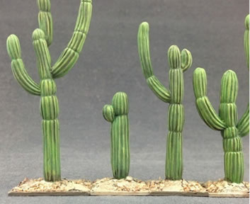Grand Central Scenery T46 - 2"-4" Assorted Realistic Cactus (7-Pack)
