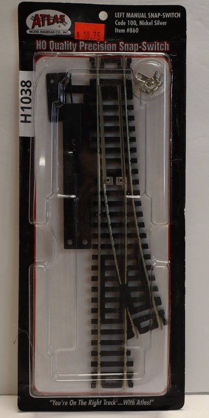 Atlas HO 860 - Code Quality Precision Snap-Switch (left Manual Snap-Switch)-Open Box-H1038