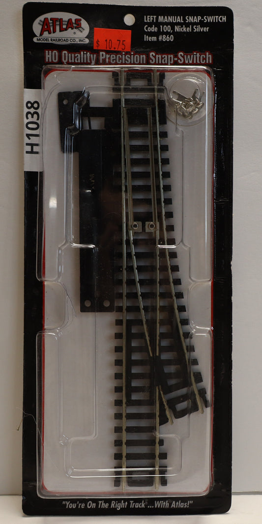 Atlas HO 860 - Code Quality Precision Snap-Switch (left Manual Snap-Switch)-Open Box-H1038