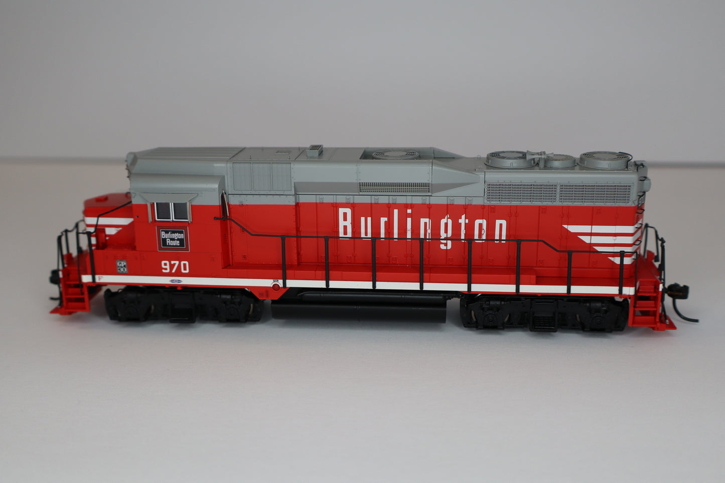 Broadway Limited Imports HO 9132 - EMD GP30 Diesel Locomotive "Chicago, Burlington & Quincy" #970 (Chinese Red) w/DCC/Sound