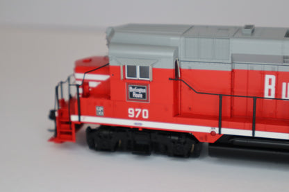 Broadway Limited Imports HO 9132 - EMD GP30 Diesel Locomotive "Chicago, Burlington & Quincy" #970 (Chinese Red) w/DCC/Sound