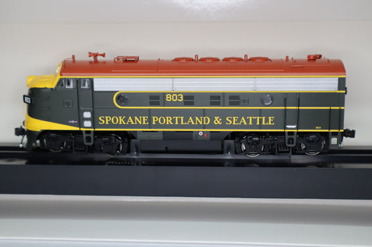 Bowser HO 24583 - Executive - EMD F-7A Diesel Locomotive "Spokane, Portland & Seattle" #803 (Hour Glass Paint Scheme) w/DCC/Sound