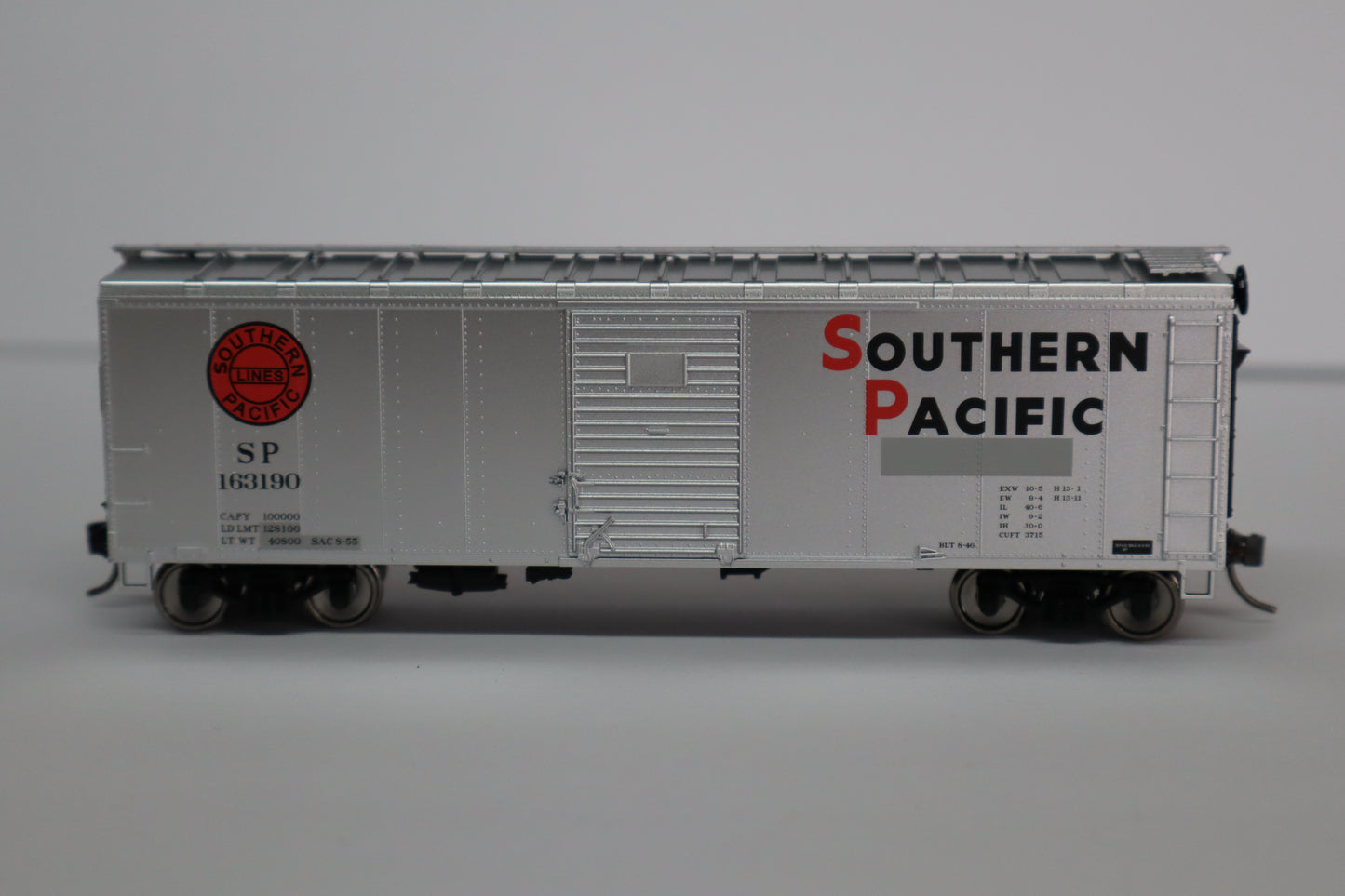 Bowser HO 43173 - Executive - 40' Box Car "Southern Pacific" #163210