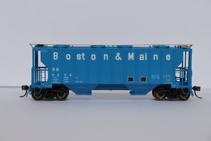 Atlas AHO-20007117 HO PORTEC 3000 COVERED HOPPER BOSTON & MAINE #5264