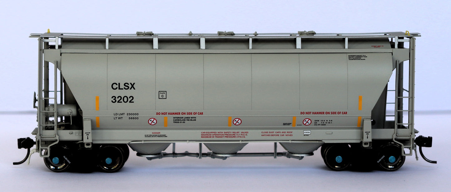 Atlas HO 20006850  - Trinity 3230 Covered Hopper Car "Cargill Salt" #3203 (CLSX)