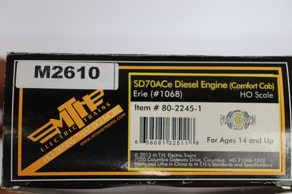 MTH HO 80-2245-1 - SD70ACe Diesel Engine (comfort cab) "Erie" #1068 w/ Proto-Sound 3.0 -Open Box-M2610