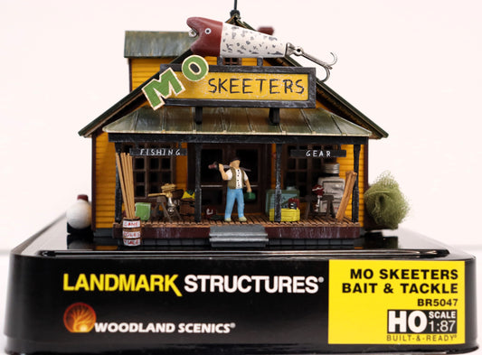 Woodland Scenics HO BR5047 - Mo Skeeters Bait & Tackle