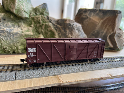 Walthers HO 910-40355 - Mainline - 40' AAR Single Sheathed Boxcar w/Dreadnaught Ends "Canadian National" #508509