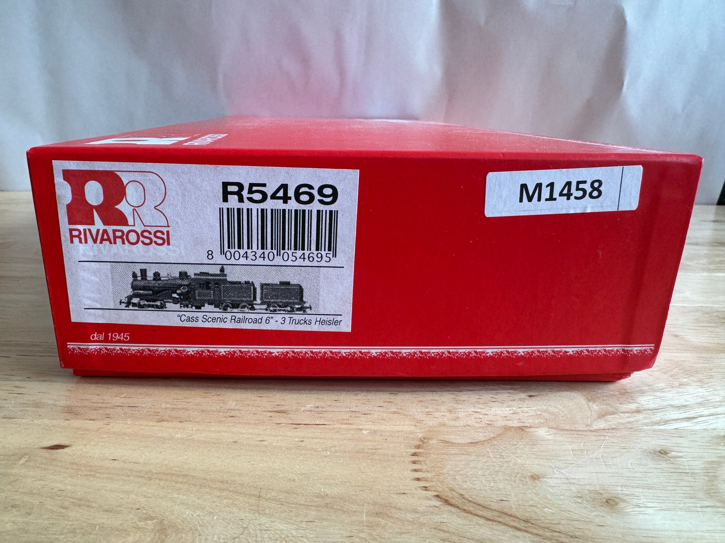 Rivarossi R5469 HO Scale "Cass Scenic Railroad 6" 3-Truck Heisler-Open Box-M1458