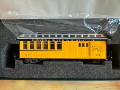 Bachmann 26118 On30 Denver & Rio Grande Western Combine Car-Open Box-M1444