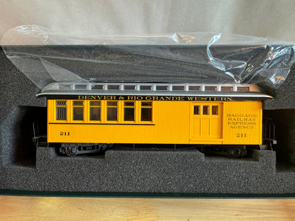 Bachmann 26118 On30 Denver & Rio Grande Western Combine Car-Open Box-M1444