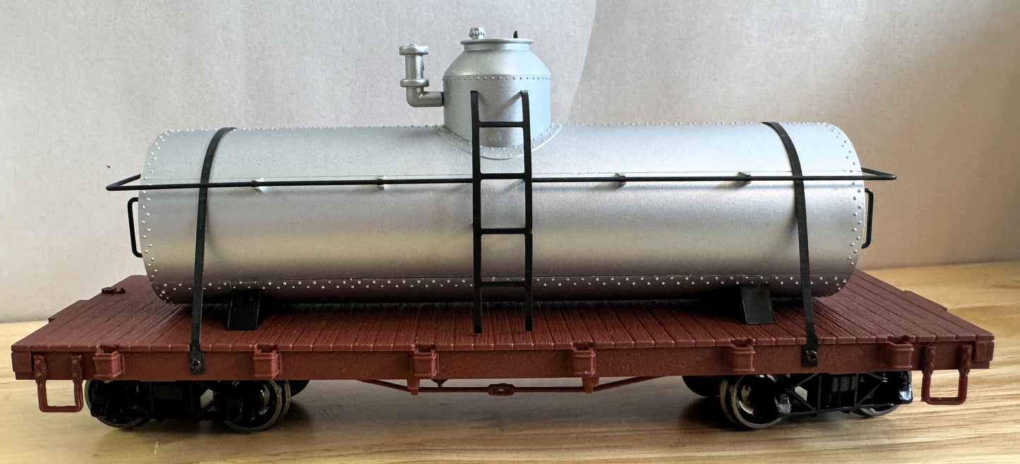 Bachmann Spectrum 27198 On30 Scale Painted & Unlettered Silver Tank Car-Open Box-M1465