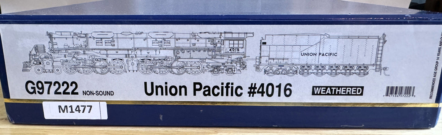 Athearn G97222 HO "Union Pacific" Big Boy 4-8-8-4 Steam Locomotive #4016-Open Box-M1477