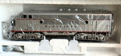 Precision Craft Models 306PCM EMD F3 A/B/A 3-Car Set "Chicago, Burlington & Quincy" #9906A/B/C-Open Box-M1471