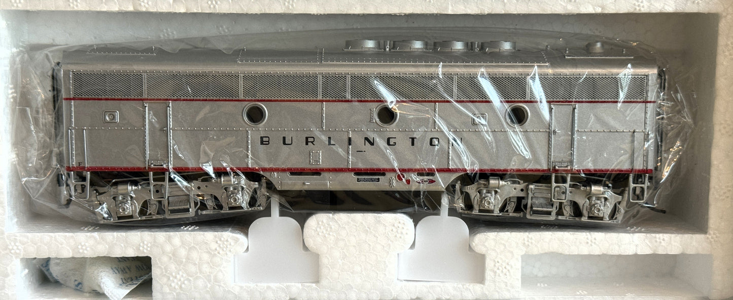 Precision Craft Models 306PCM EMD F3 A/B/A 3-Car Set "Chicago, Burlington & Quincy" #9906A/B/C-Open Box-M1471