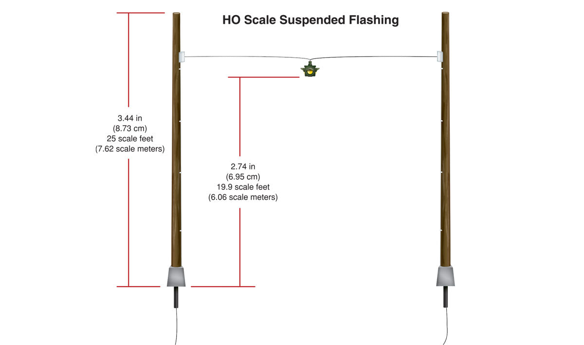 Woodland Scenics HO JP5652 - Just Plug - Suspended Flashing Lights