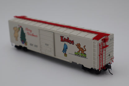 Kadee HO 6933 - 50' PS-1 2025 Christmas Box Car "Winnie-the-Pooh and Friends" #033 (Red)