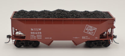 Kadee HO 7527 - 50 Ton 2-Bay Open Hopper "Chicago, Milwaukee, St. Paul, & Pacific" #96438 (AAR Standard)