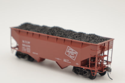 Kadee HO 7527 - 50 Ton 2-Bay Open Hopper "Chicago, Milwaukee, St. Paul, & Pacific" #96438 (AAR Standard)