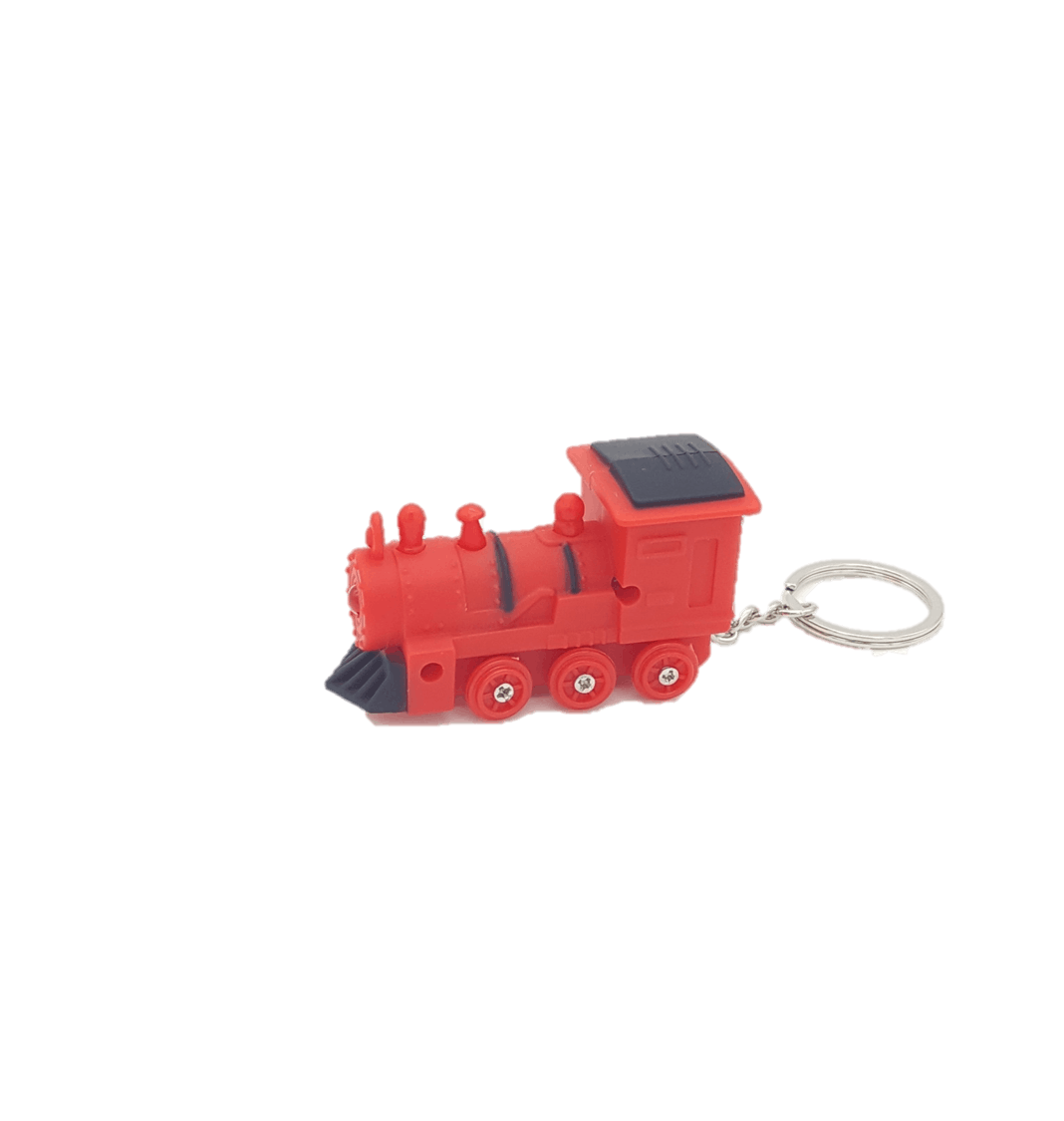 Keychain - Steam Engine (Red) 