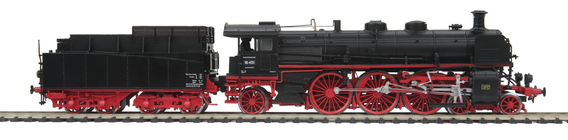 MTH HO 80-3217-5 Deutsche Bundesbahn Class 18.4 Steam Locomotive w/Proto-Sound 3E+ 