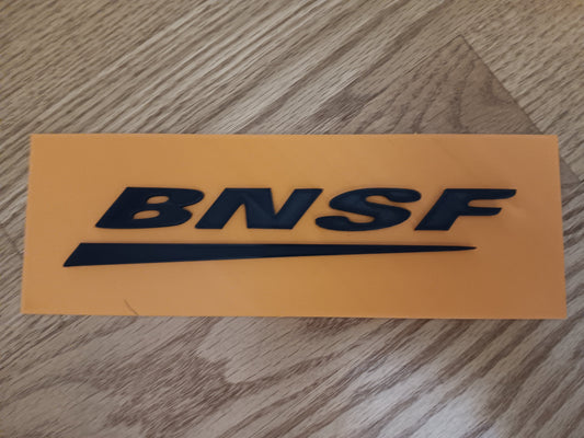 Trackside 3D 11 - 3D Printed Railroad Signs "BNSF"