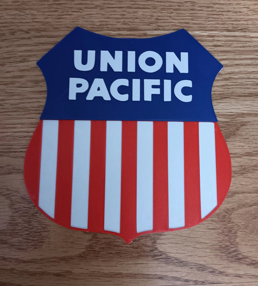 Trackside 3D 32 - 3D Printed Railroad Signs "Union Pacific"