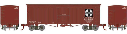 Athearn HO 2343 - Roundhouse - 36' Old Time Box Car "Atchison, Topeka, & Santa Fe" #24299