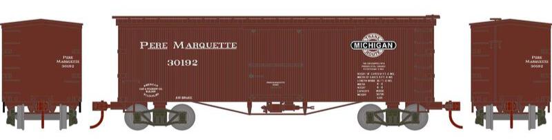 Athearn HO 2350 - Roundhouse - 36' Old Time Box Car "Pere Marquette" #30192