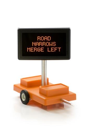 Miniatronics Road Narrows Merge Left HO Scale