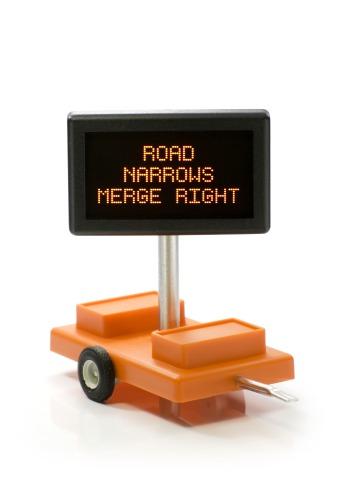 Miniatronics Road Narrows Merge Right HO Scale