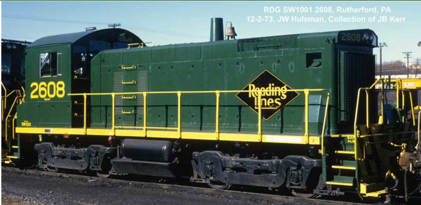 Bowser HO 60580 - SW-1001 Diesel Locomotive "Reading" #2616 (Dark Green)