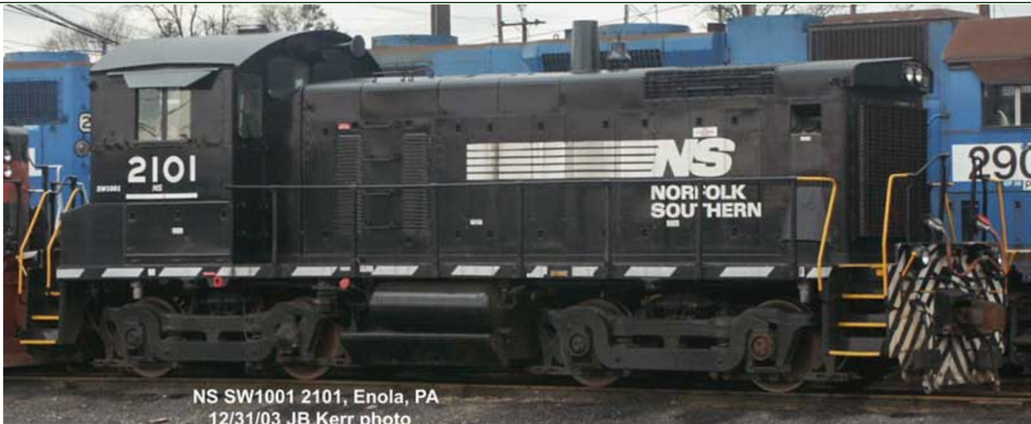 Bowser HO 60594 - SW-1001 Diesel Locomotive "Norfolk Southern" #2102 (Thoroughbred)