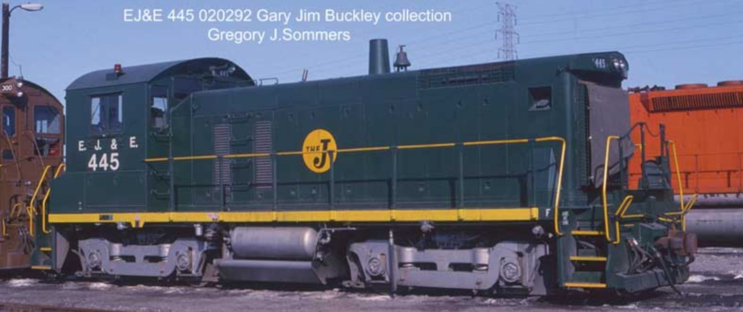 Bowser HO 60623 - SW-1001 Diesel Locomotive "Elgin, Joliet & Eastern" #444 (Dark Green/Silver underbody W/J-Ball Logo)