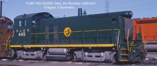 Bowser HO 60626 - SW-1001 Diesel Locomotive "Elgin, Joliet & Eastern" #445 (Dark Green/Silver underbody W/J-Ball Logo)