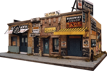 Downtown Deco HO 1000 - Addams Avenue Building (Kit) Part One