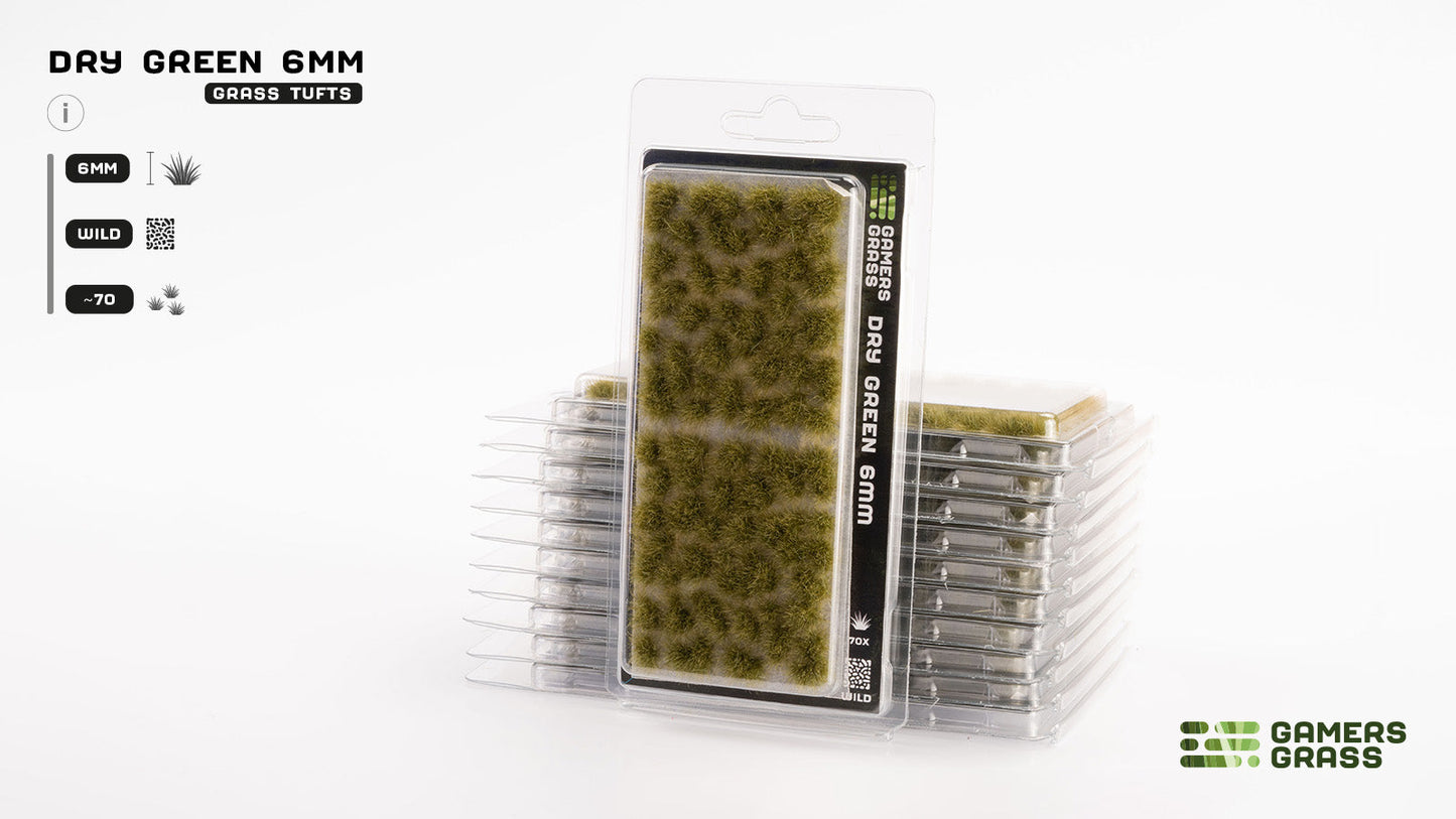 Gamers Grass GG6-DG - Dry Green 6mm
