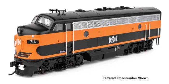 Walthers HO 910-21400 - Mainline - EMD F7 Diesel Locomotive "Bessemer & Lake Erie" #714A/B (ESU Sound & DCC)