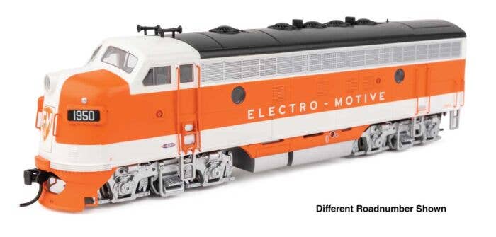 Walthers HO 910-21404 - Mainline - EMD F7 Diesel Locomotive "EMD Demo" #1950A/C (ESU Sound & DCC)
